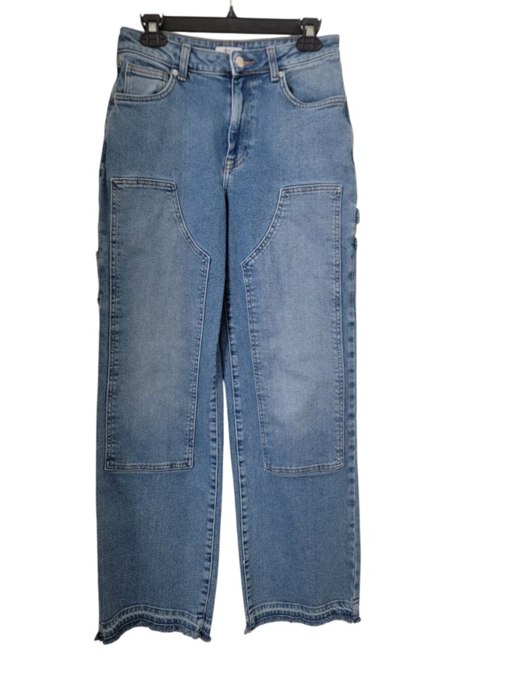 Forever 21 Size 26 Denim Straight Leg Cargo Jeans